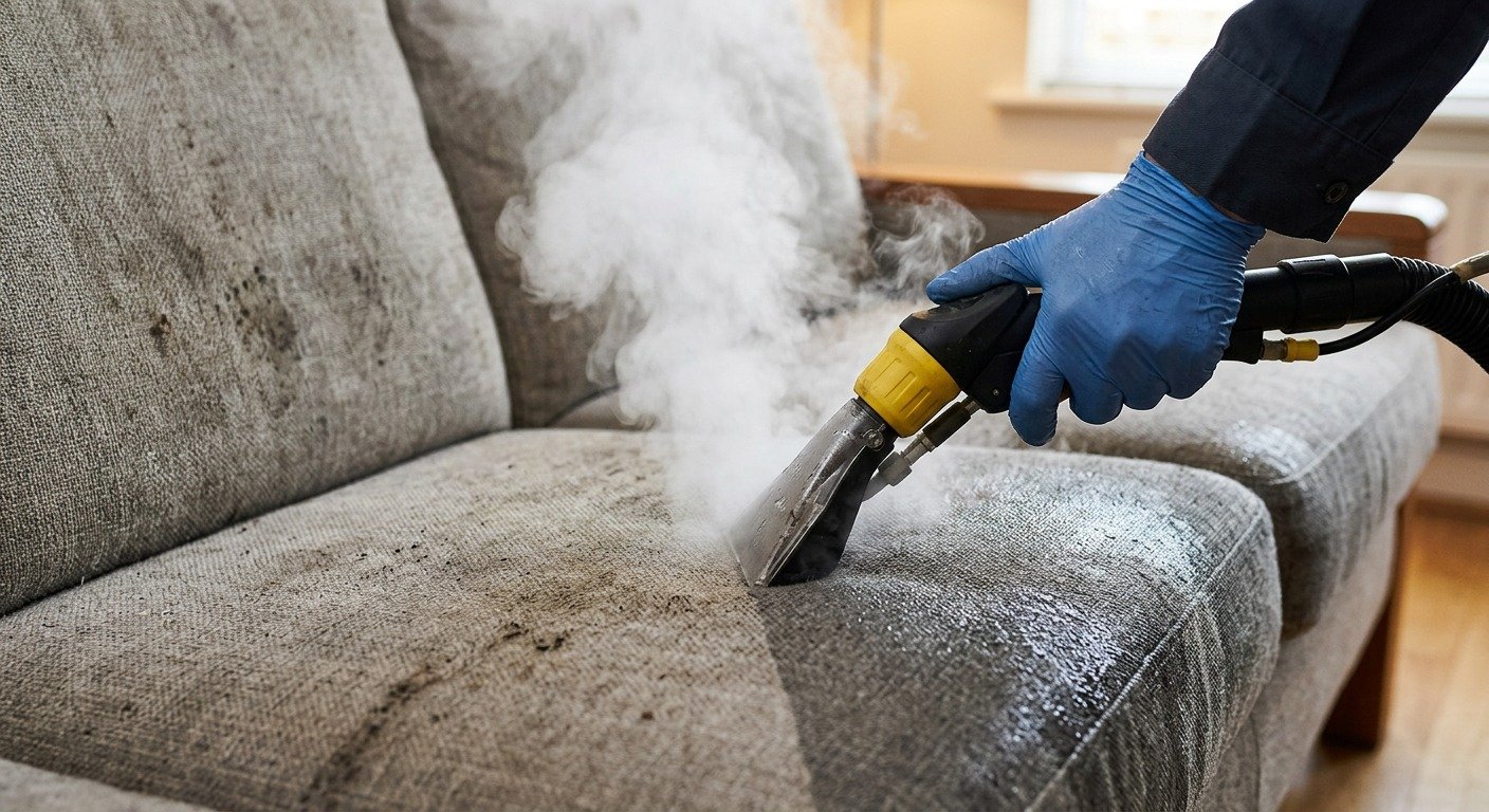 Fabric furniture stain removal and restoration Melbourne — Martin Steam Cleaning